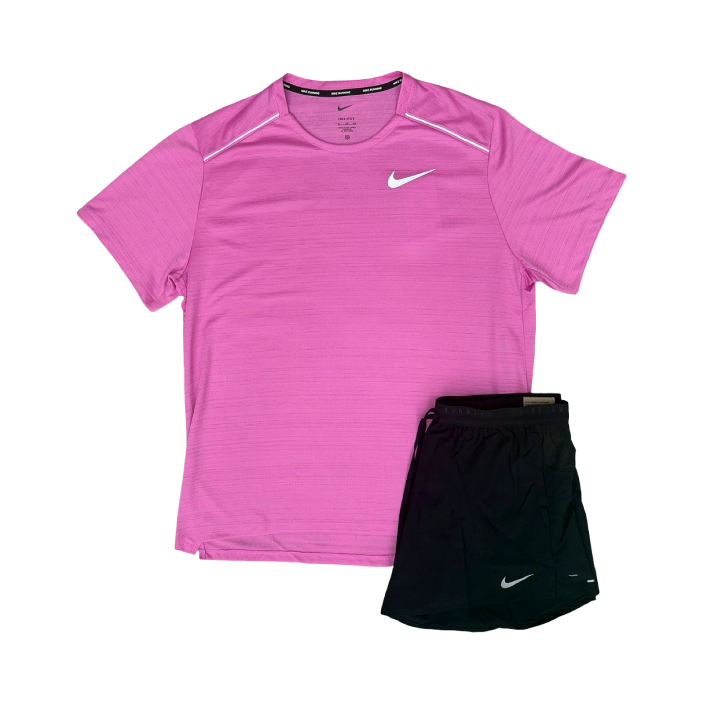 NIKE MILER T’SHIRT & 5INCH CHALLANGER SHORTS SET