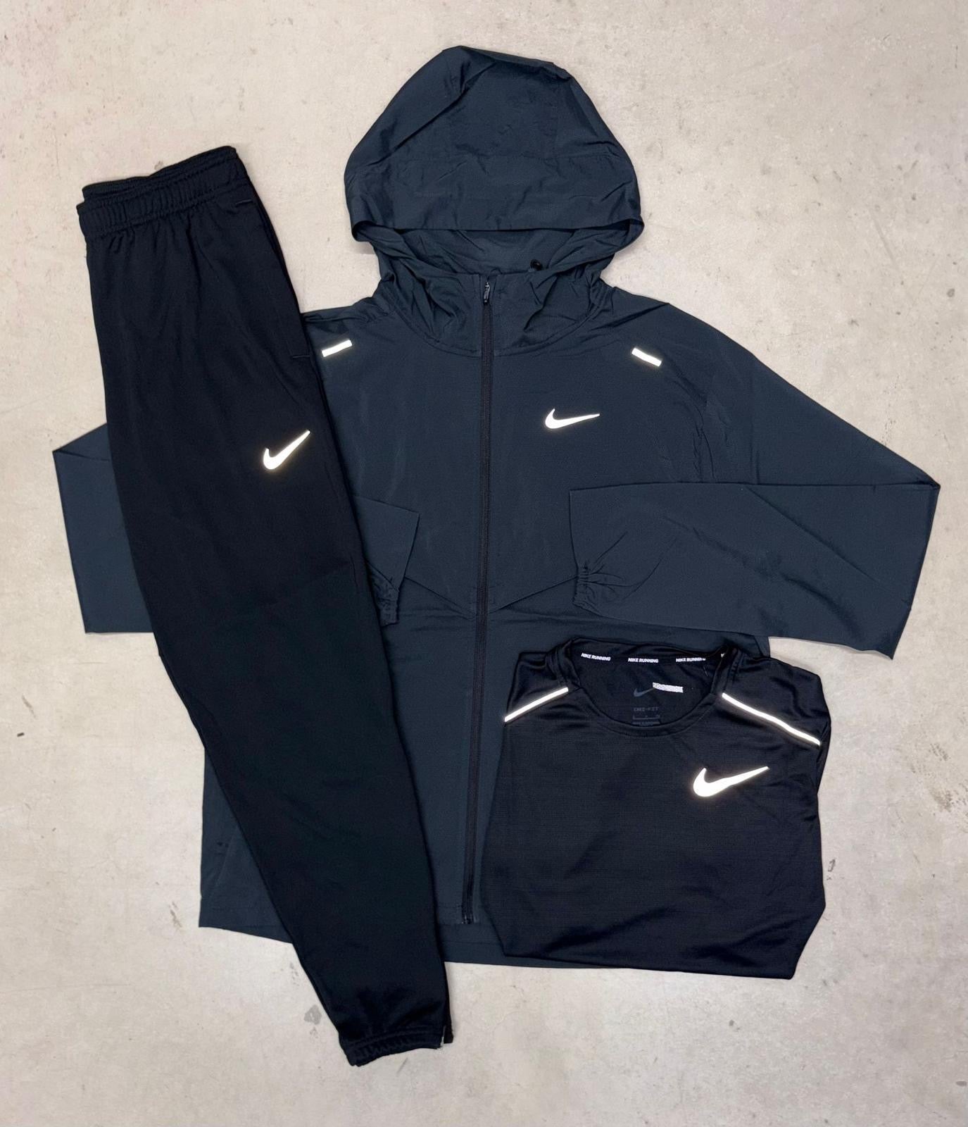 BLACK UV NIKE TRIO SET - CHALLENGER TROUSERS