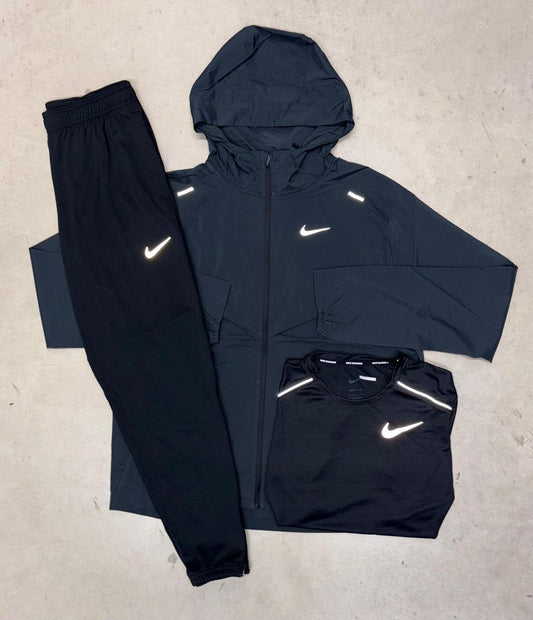 BLACK UV NIKE TRIO SET - CHALLENGER TROUSERS