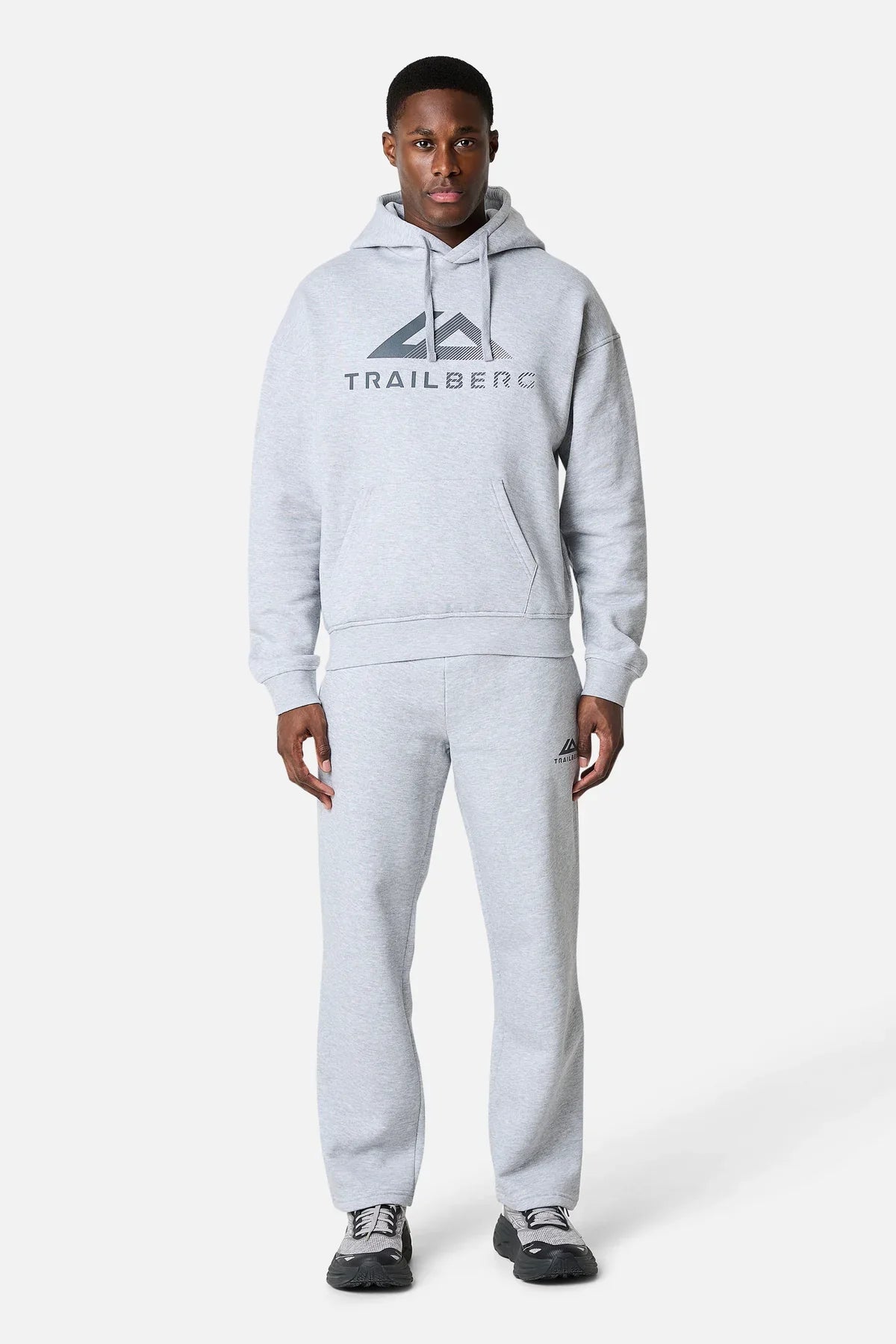 Trailberg Fraction Marl Grey Tracksuit - Hoodie / Jogger