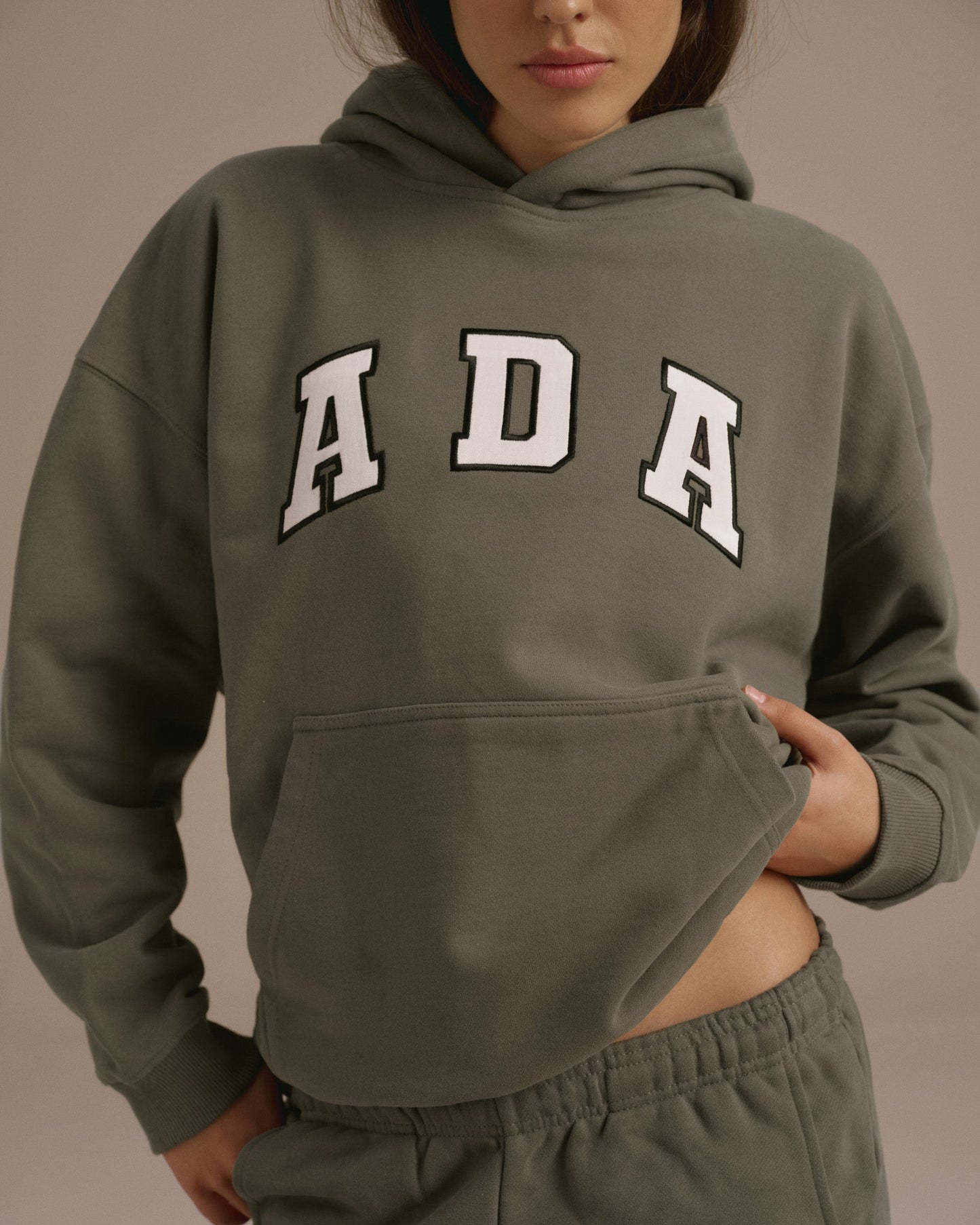 Adanola Ada Oversized Hoodie - Olive Green