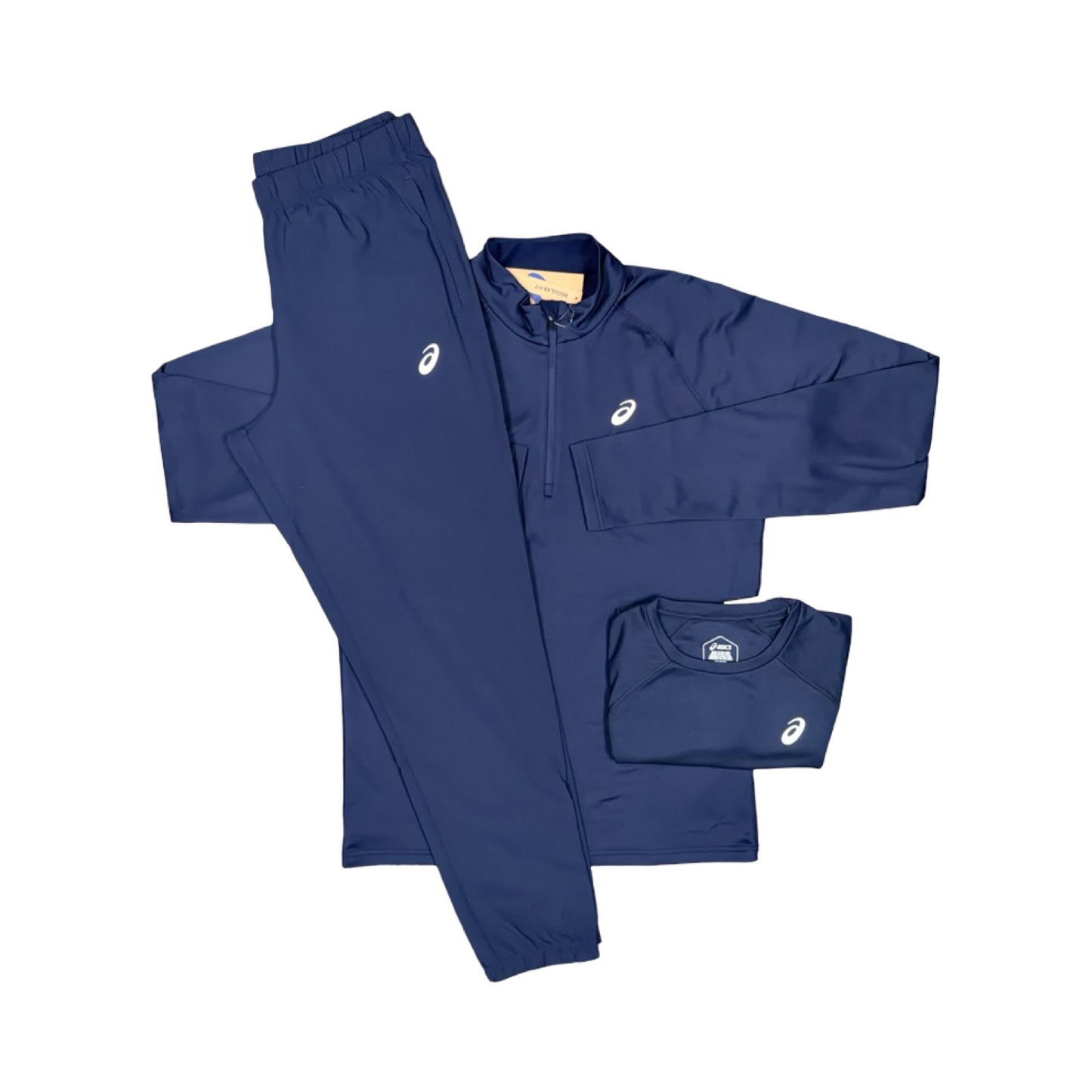 ASICS THERMAL 3 PIECE TRACKSUIT SET MIDNIGHT