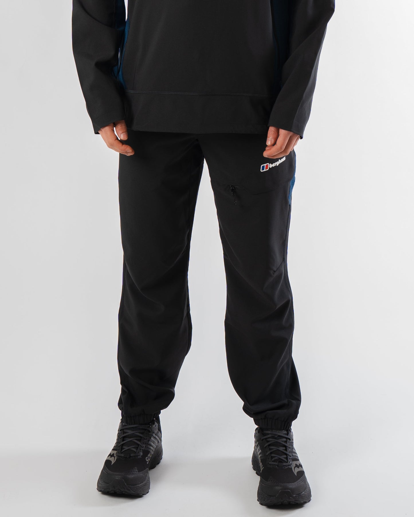 Berghaus Wavertree Black Navy Set - Quarter Zip / Pant