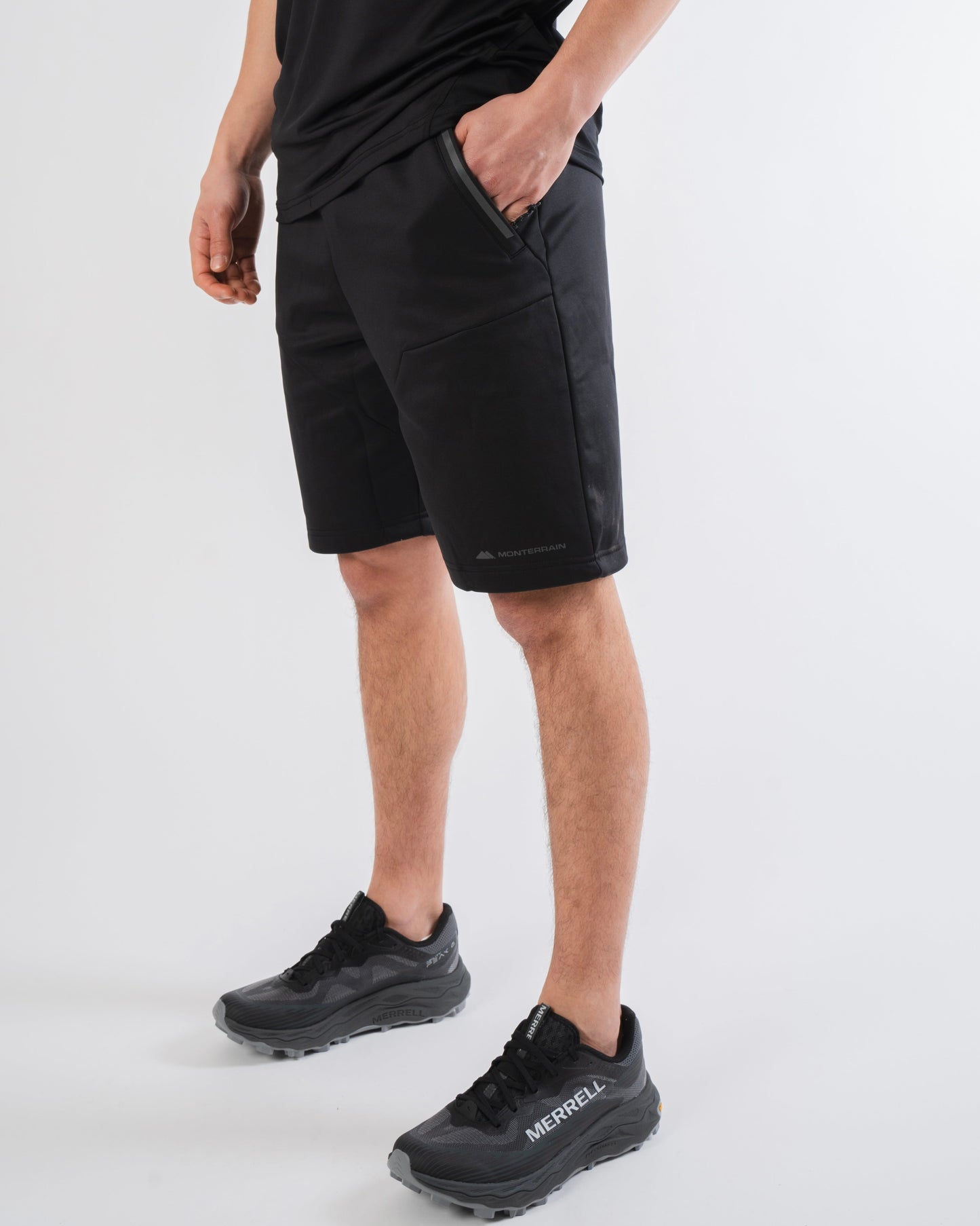 Monterrain Speed 2.0 Poly Black Set - T Shirt / Short