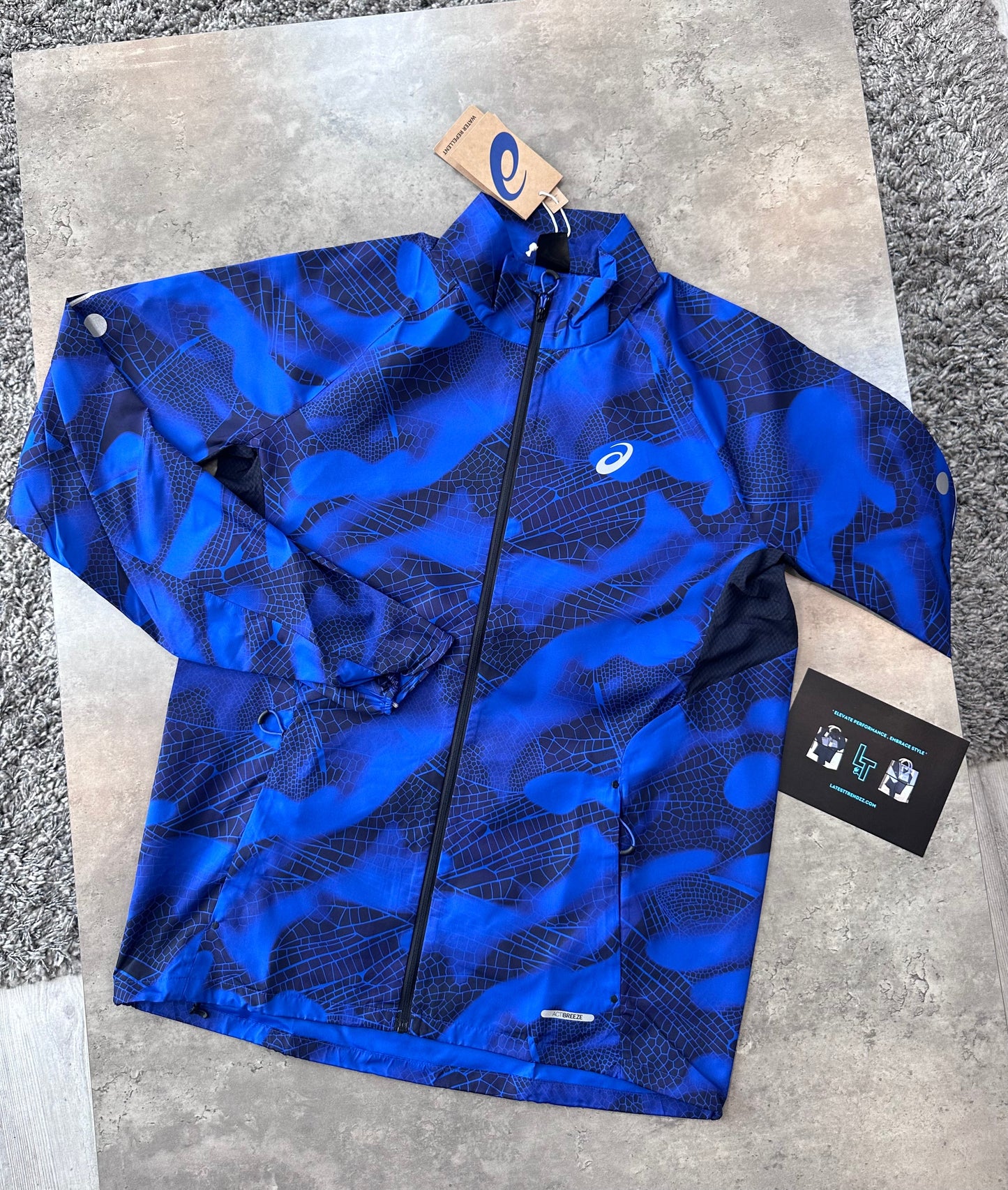 ASICS LITE SHOW 3 PIECE TRACKSUIT - BLUE / BLACK
