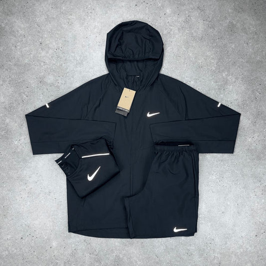 BLACK REPEL NIKE TRIO SET