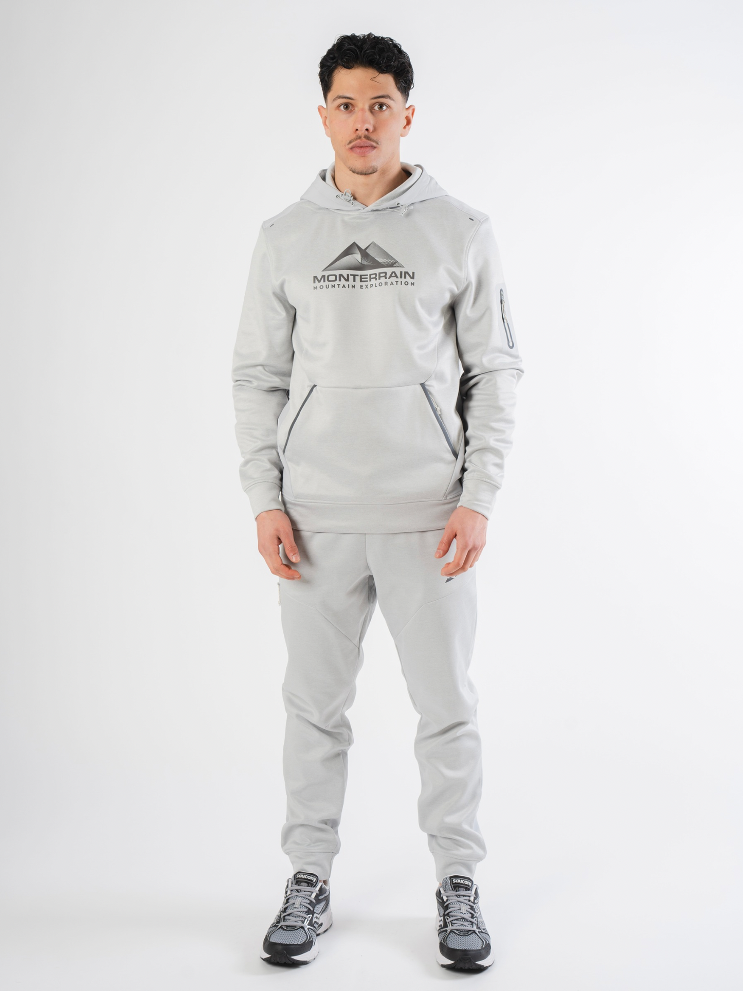 Monterrain Speed 2.0 Poly Salted Fog Tracksuit - Hoodie / Pant