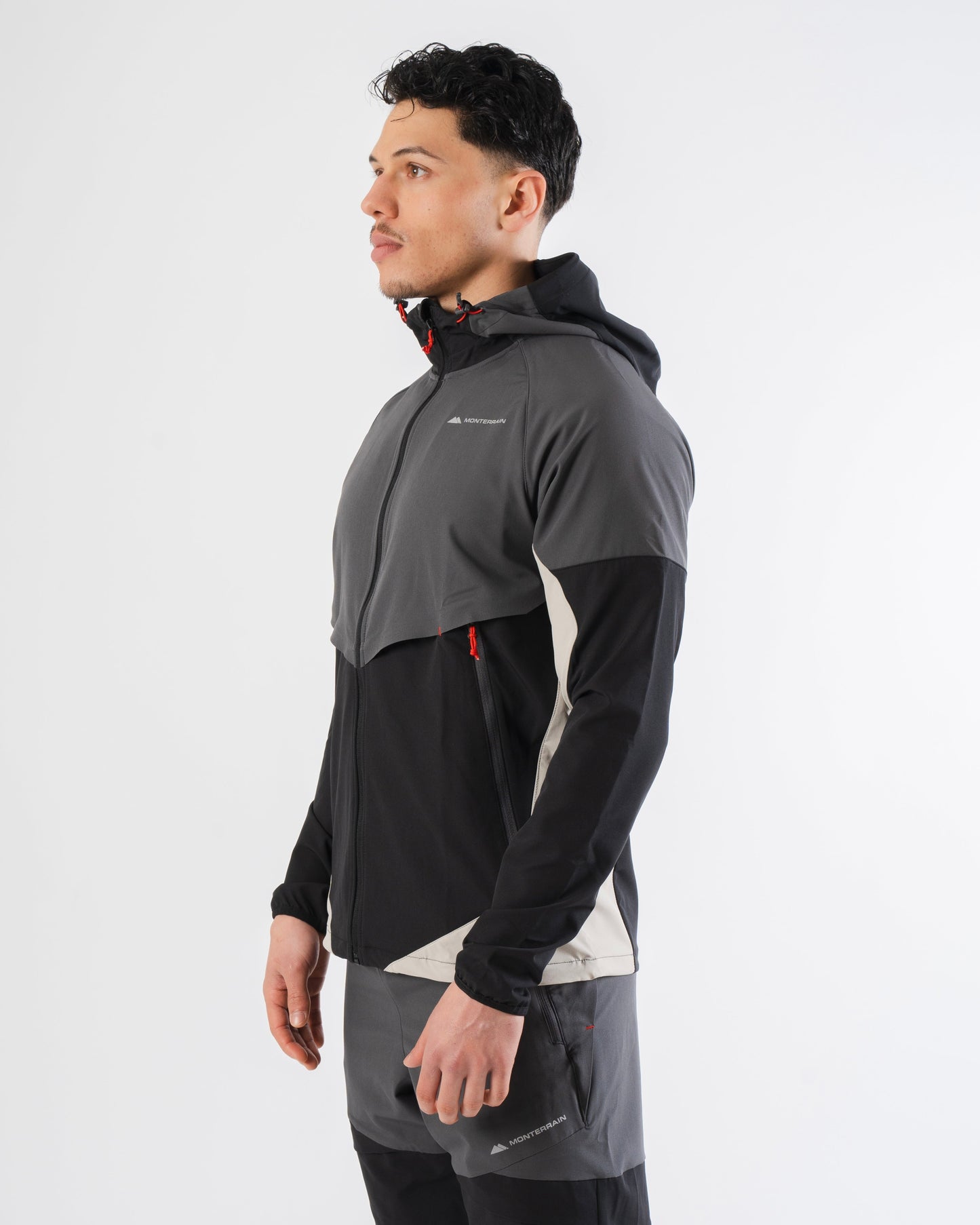 Monterrain Vault Woven Jacket - Black / Fossil