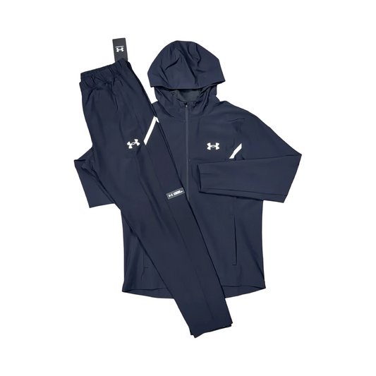 UNDER ARMOUR UTILITY TRACKSUIT SET BLACK/BLACK