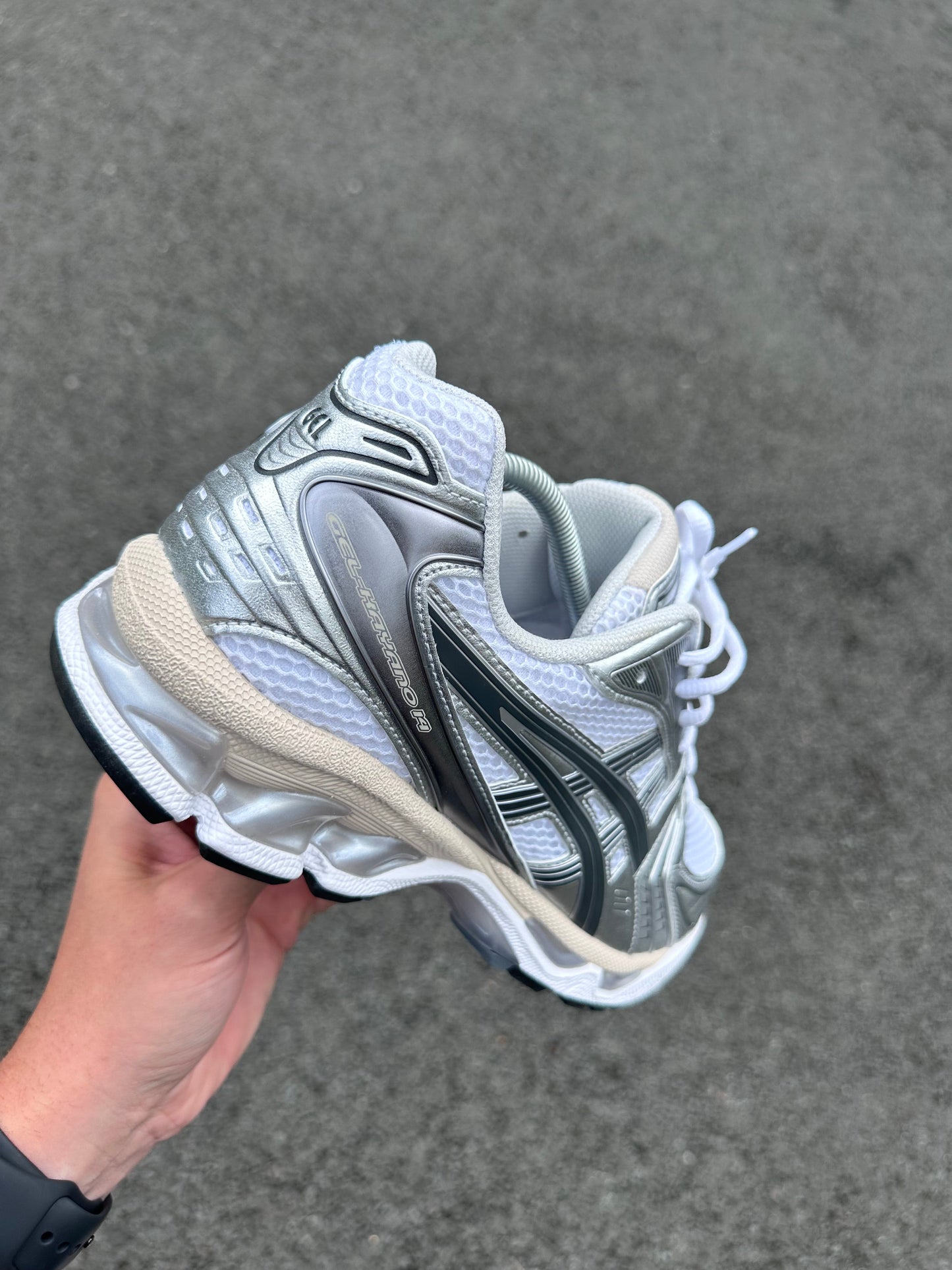 ASICS GEL KAYANO - WHITE / SILVER