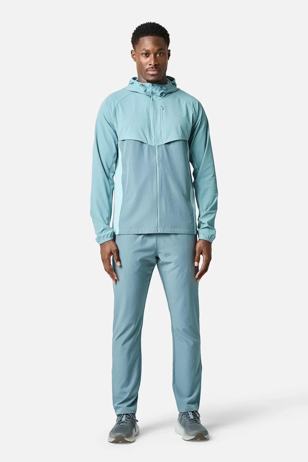 Trailberg SS26 Cloud Frosted Denim 4 Piece Set - Jacket / T Shirt / Pant / Short