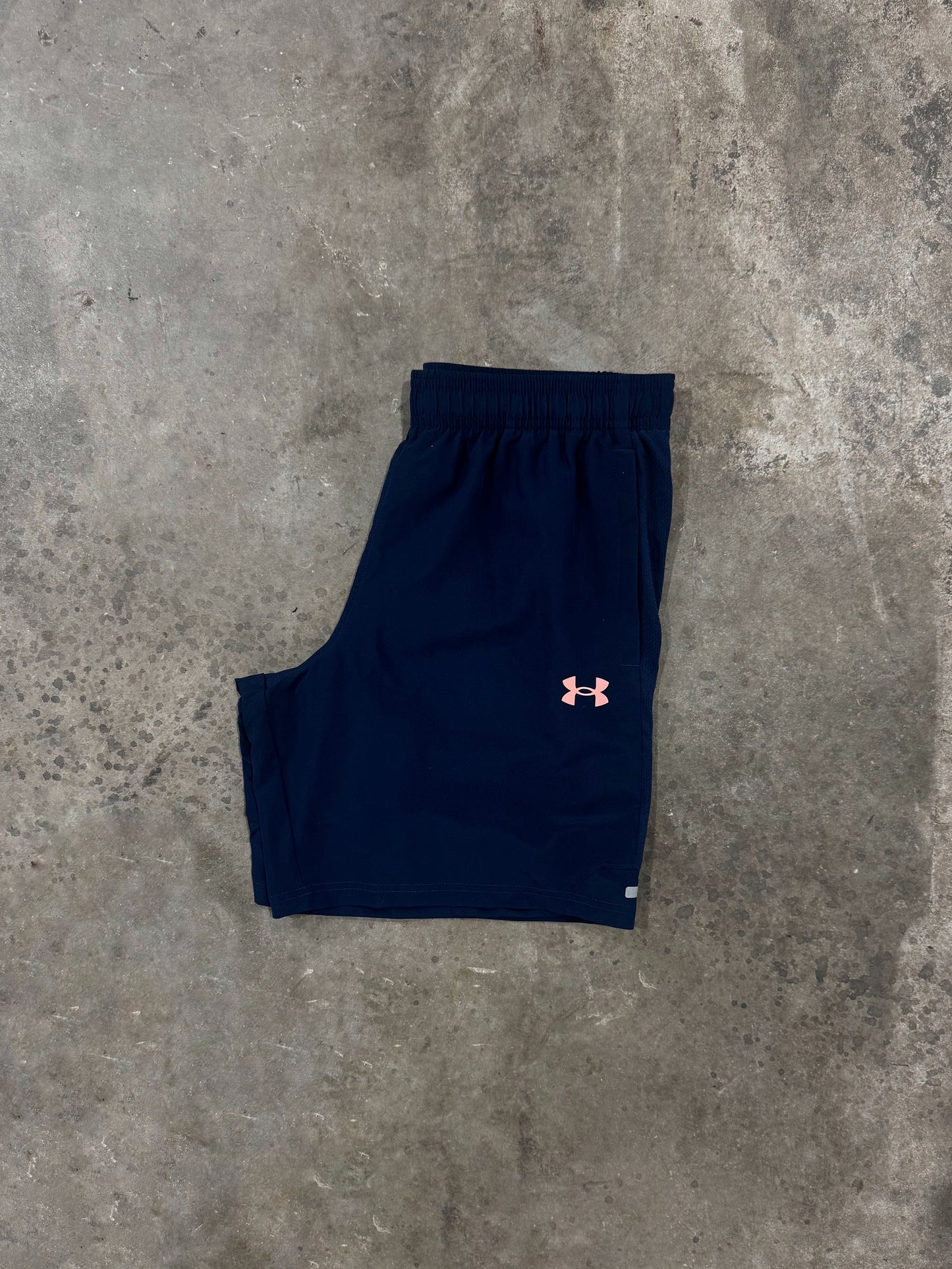 Under Armour Junior Tech Utility Shorts - Navy / Pink