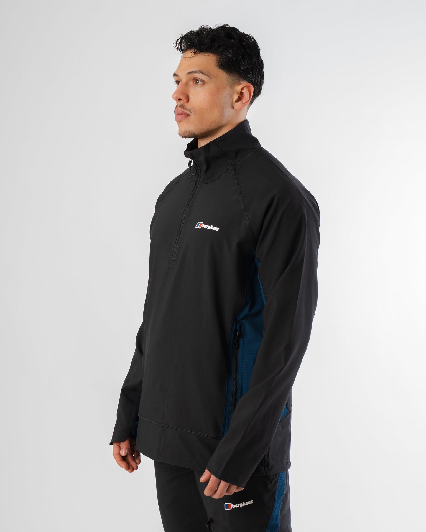 Berghaus Wavertree Quarter Zip - Black / Navy