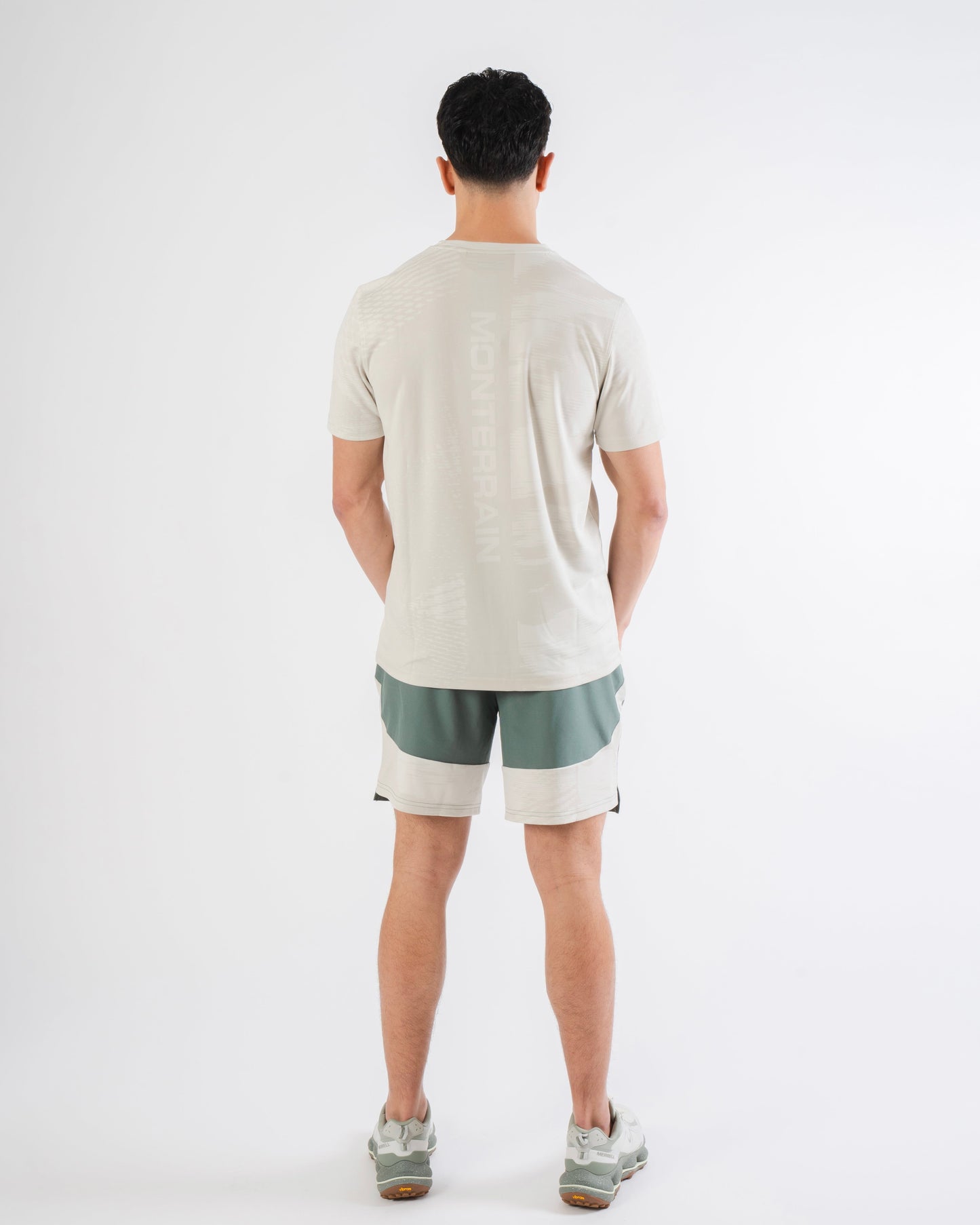 Monterrain Divide Woven Short - Escape Green / Stone