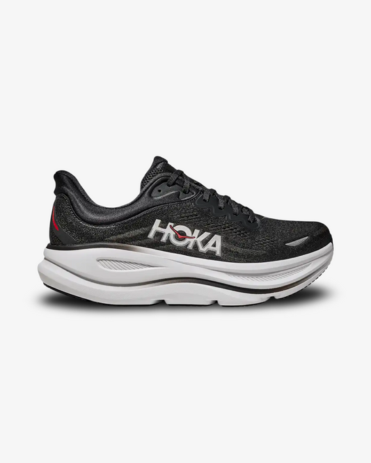 HOKA BONDI 9 BLACK VERMILLION