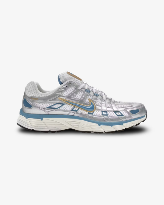NIKE P-6000 METALLIC SILVER AEGEAN STORM