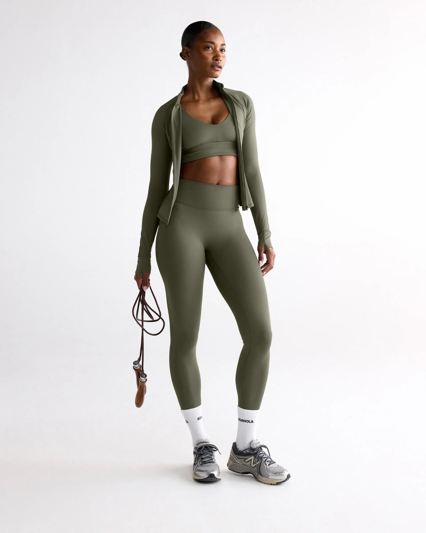 Adanola Ultimate Leggings - Olive Green