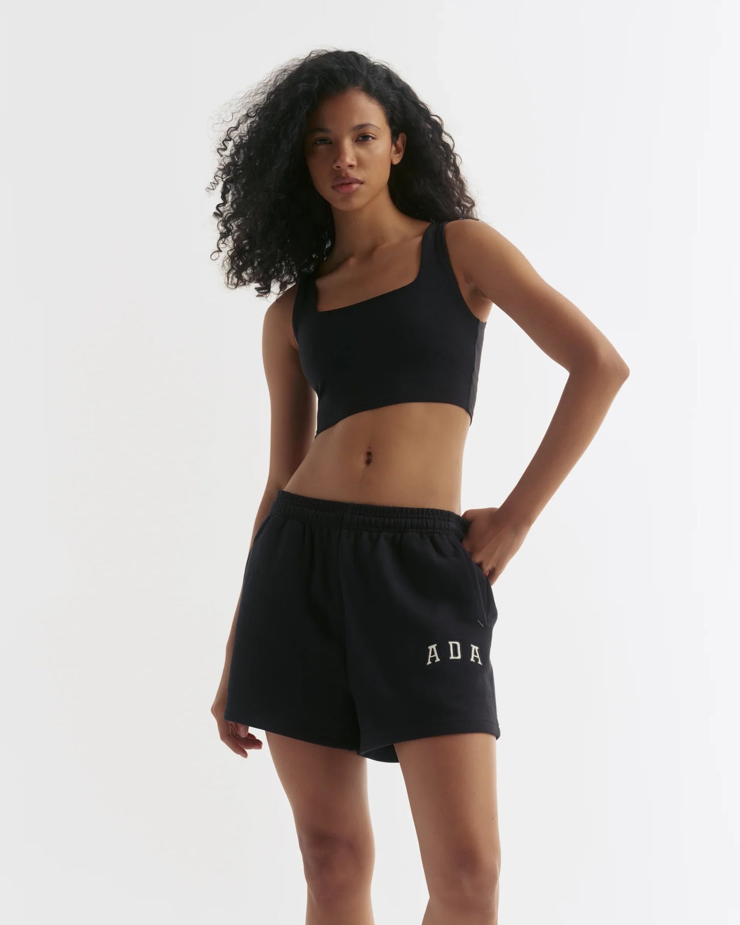 Adanola Ada Sweat Shorts - Black