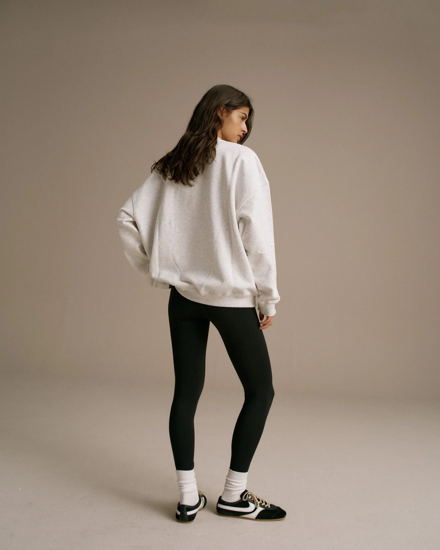 Adanola As Oversized Sweatshirt - Light Grey Melange