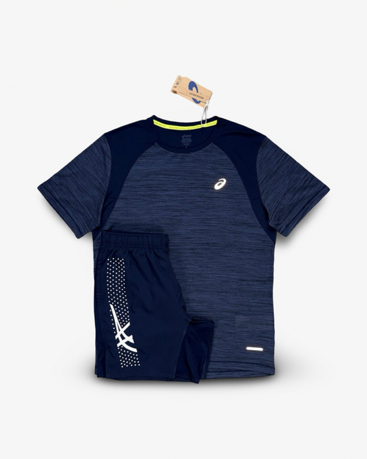 ASICS ROAD T-SHIRT SET 'MIDNIGHT'