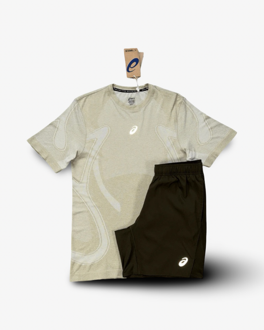 ASICS SEAMLESS SET 'CREAM/BROWNSTONE'