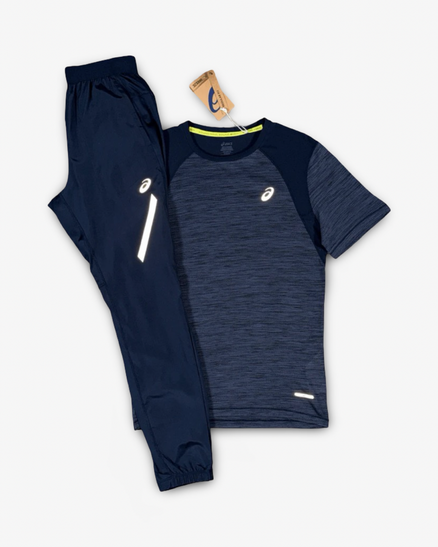 ASICS ROAD T-SHIRT LITE PANTS SET 'MIDNIGHT'