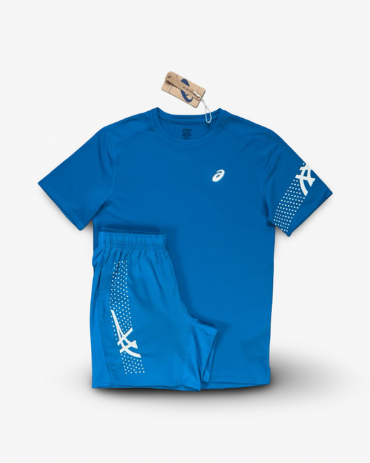 ASICS ICON T-SHIRT SET 'AEGAN BLUE'