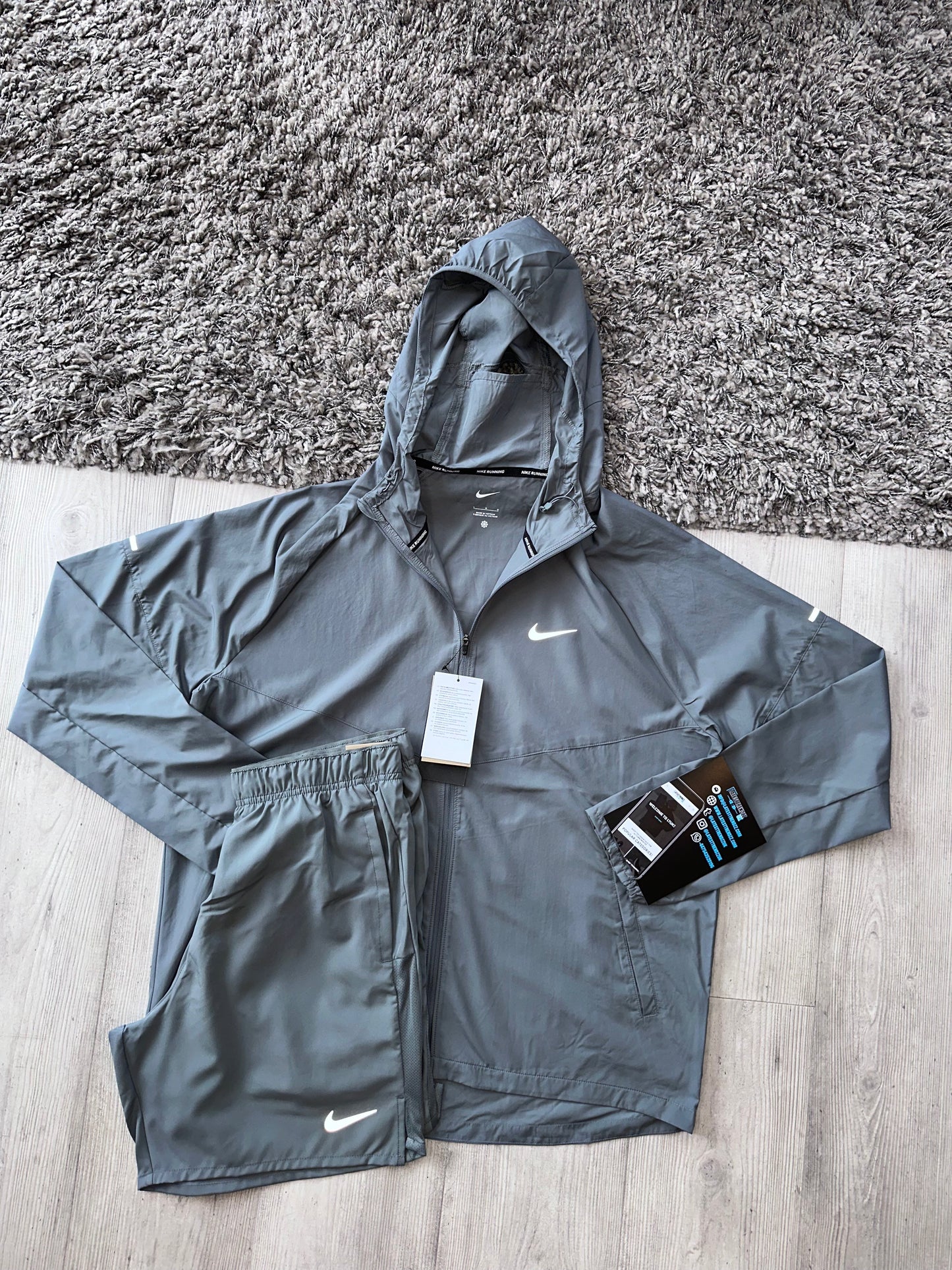 NIKE REPEL JACKET SET - GREY