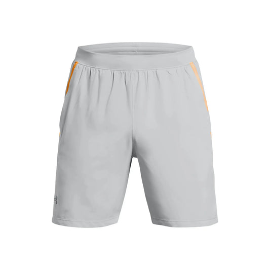 UNDER ARMOUR LAUNCH SHORT - GREY/MANGO
