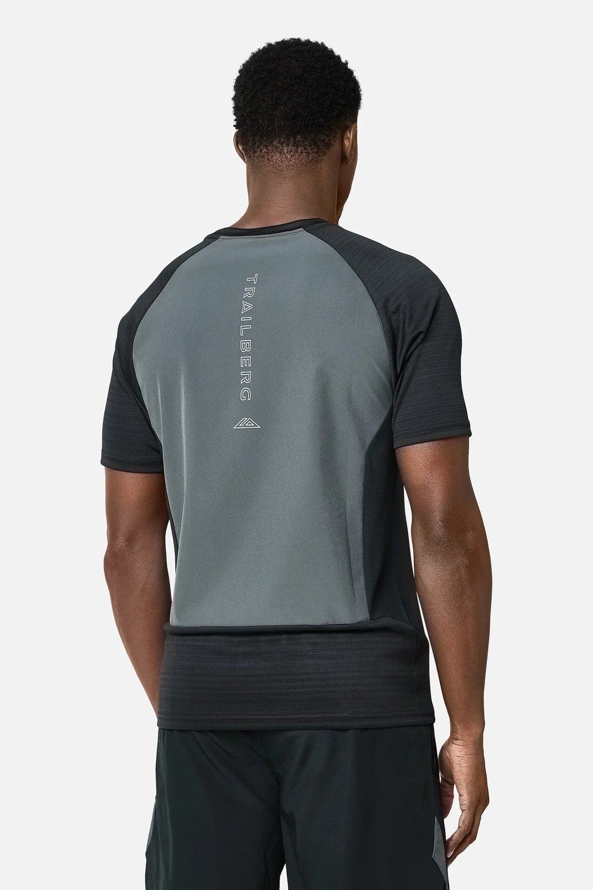 Trailberg SS26 Cloud T Shirt - Black / Volcano Grey