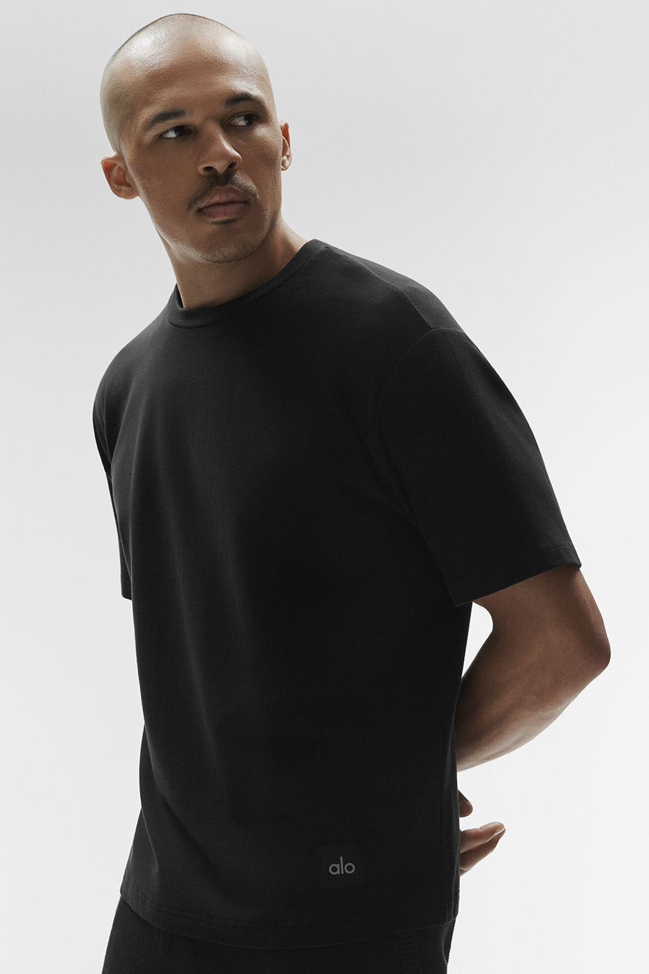 Alo Double Take Short Sleeve - Black