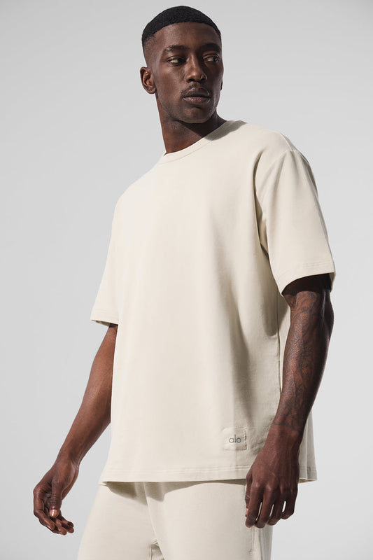 Alo Double Take Short Sleeve - Bone
