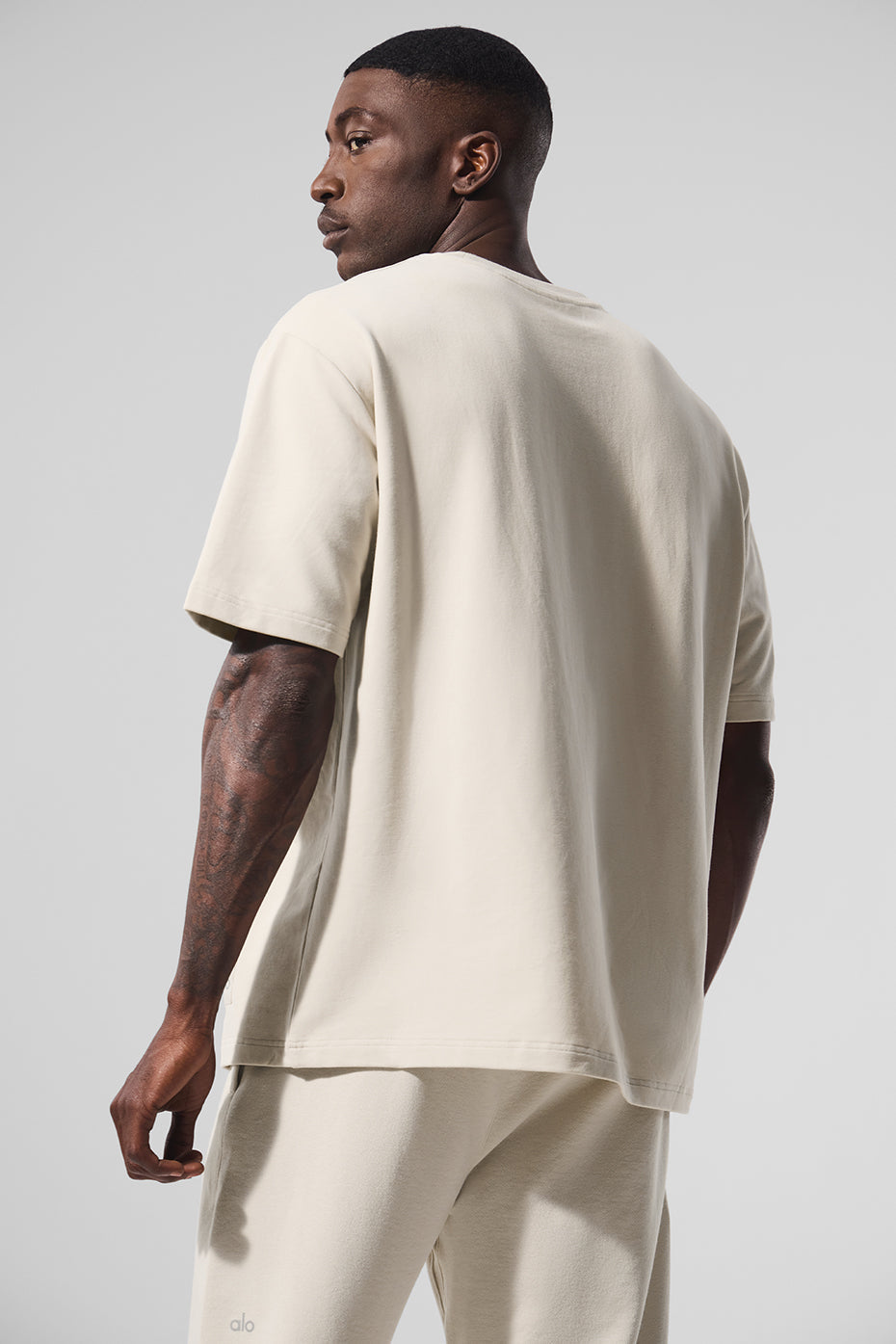 Alo Double Take Short Sleeve - Bone