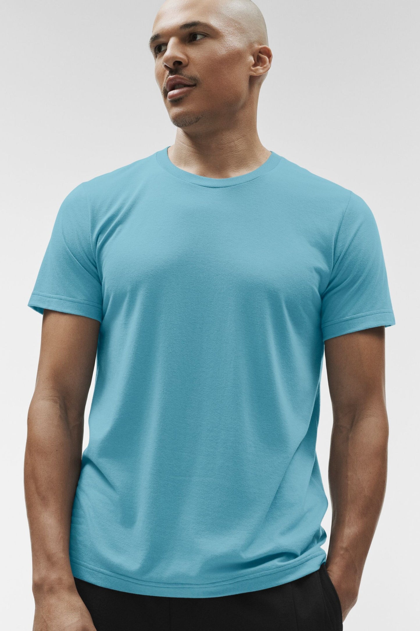 Alo Triumph Tee - Blue Breeze