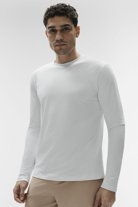 Alo Conquer Reform Crewneck Long Sleeve - White