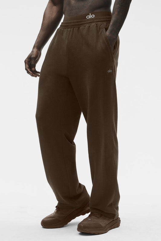 Alo Double Take Straight Leg Pant - Espresso