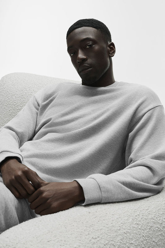 Alo Chill Crewneck Pullover - Athletic Heather Grey