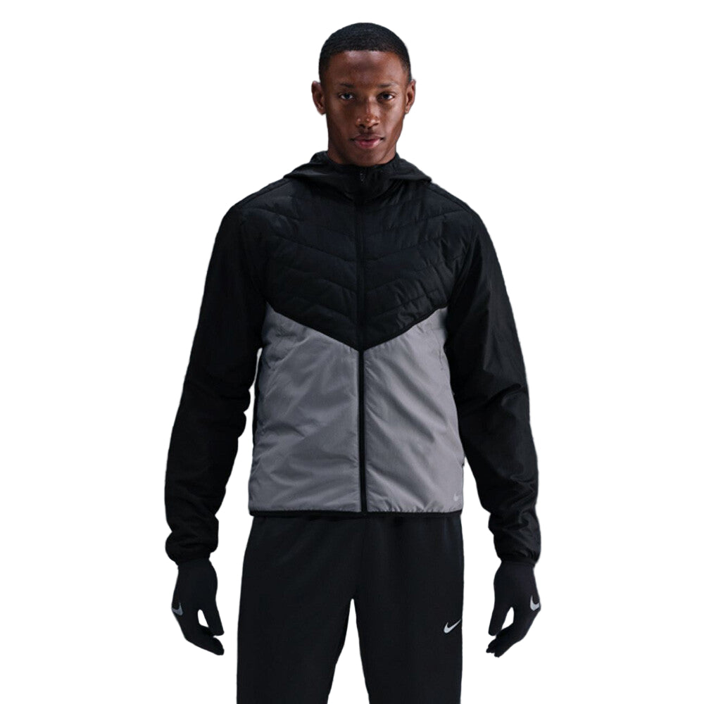 Nike Therma-FIT Repel Synthetic Fill Running Men's Jacket - BLACK / GREY