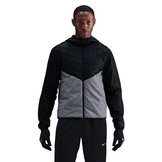 Nike Therma-FIT Repel Synthetic Fill Running Men's Jacket - BLACK / GREY