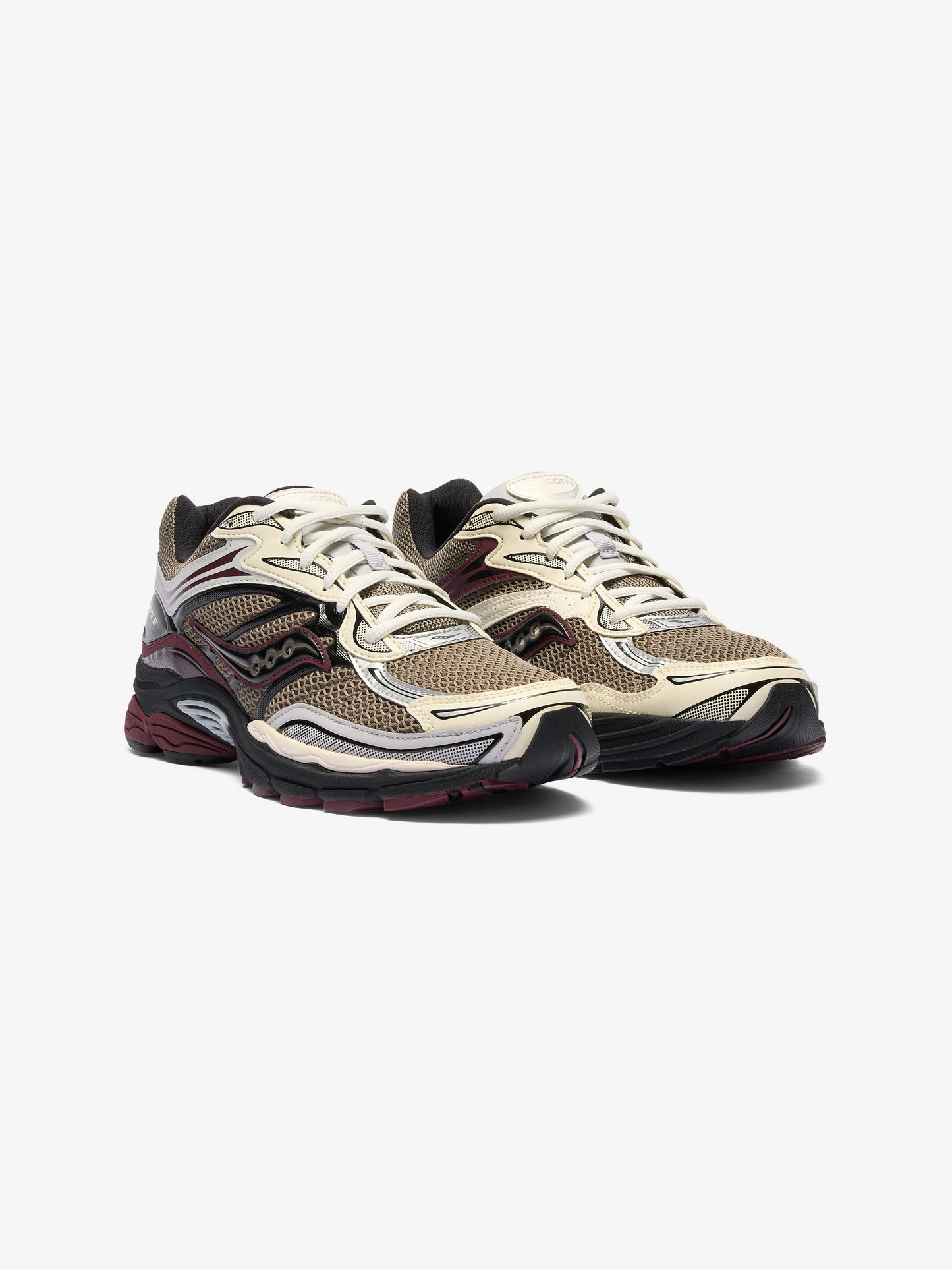 Saucony ProGrid Omni 9 - Tan / Maroon