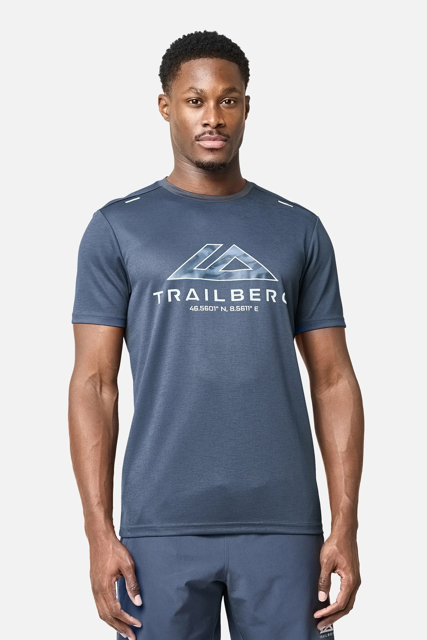 Trailberg Blur T Shirt - Storm Blue