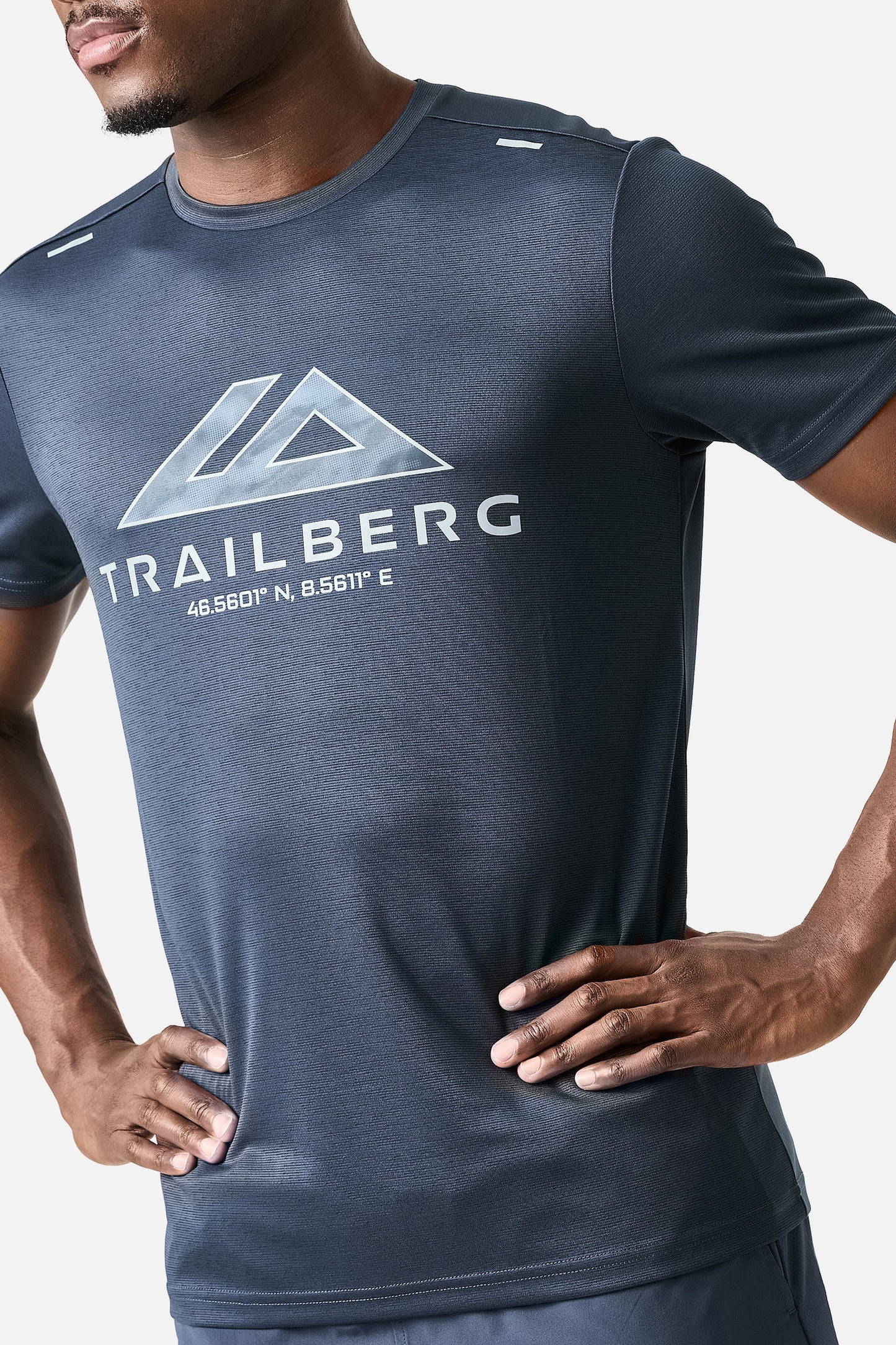 Trailberg Blur T Shirt - Storm Blue