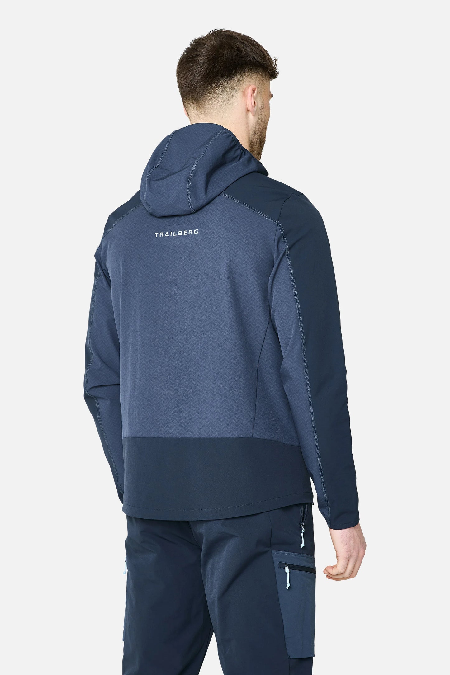 Trailberg Caldera Grid Fleece Jacket - Deep Ocean