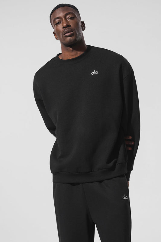 Alo Accolade Crewneck Pullover - Black