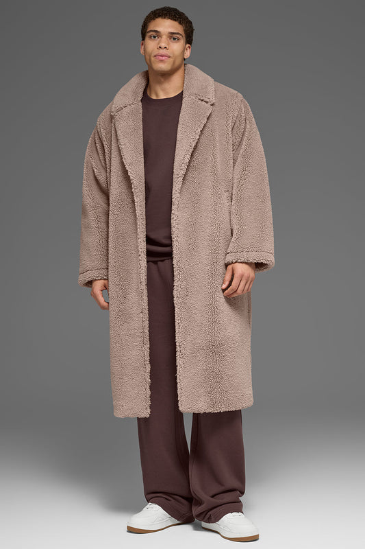 Alo Oversized Sherpa Trench - Chai Latte