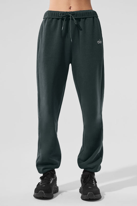 Alo Accolade Sweatpant - Charcoal Green
