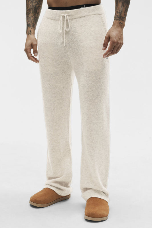 Alo Wool Cashmere New Class Sweatpant - Oatmeal Heather