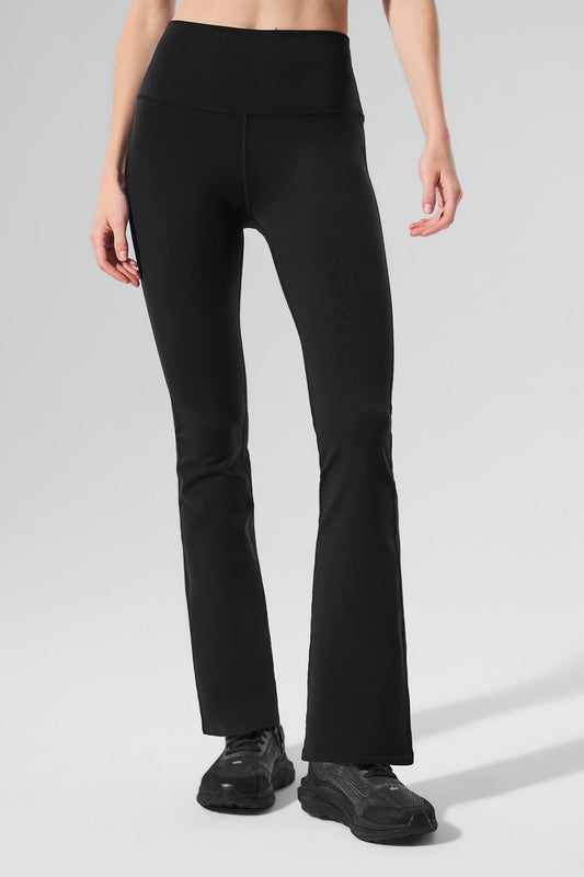 Alo Airbrush High-Waist 7/8 Bootcut Legging - Black