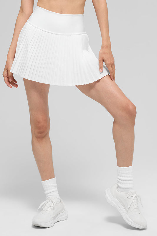 Alo Grand Slam Tennis Skirt - White