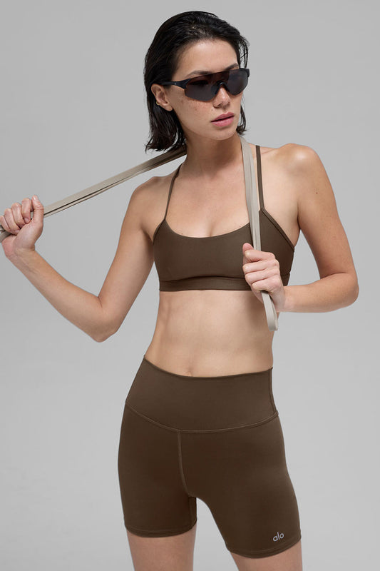 Alo Airlift Intrigue Bra - Espresso